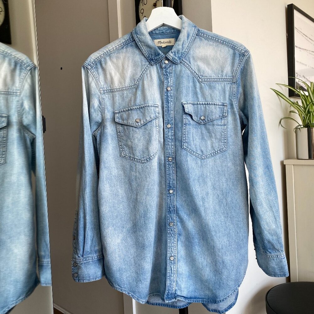 MADEWELL Jean shirt, size S